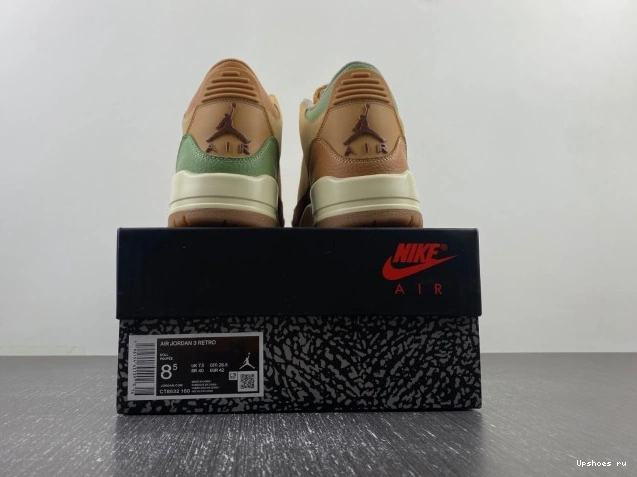 CT8532-103 Jordan “Green  Air 3 Brown” 0207